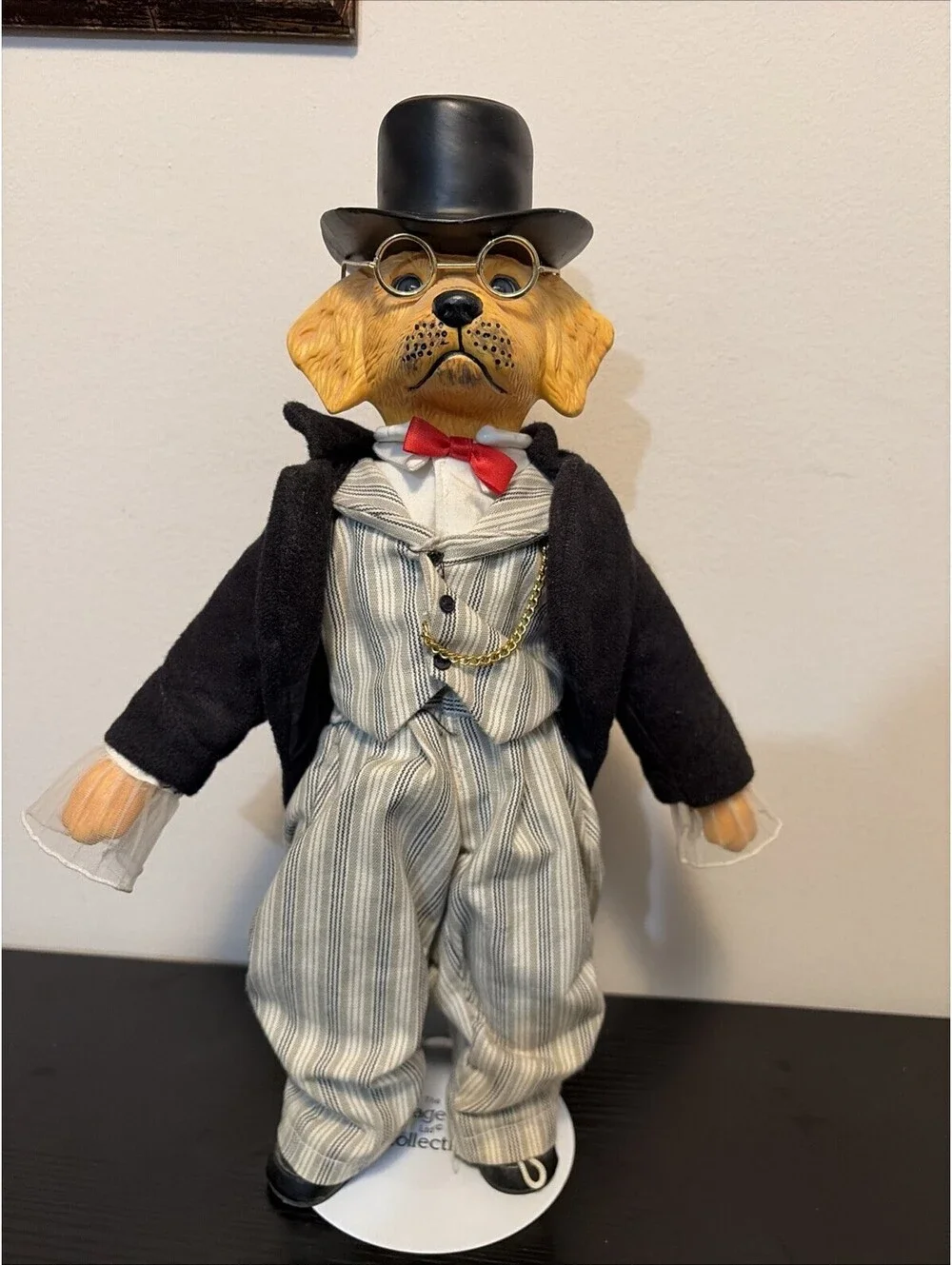 Vintage 1994 Heritage Mint Pet Personalities Henry the Country Squire Dog